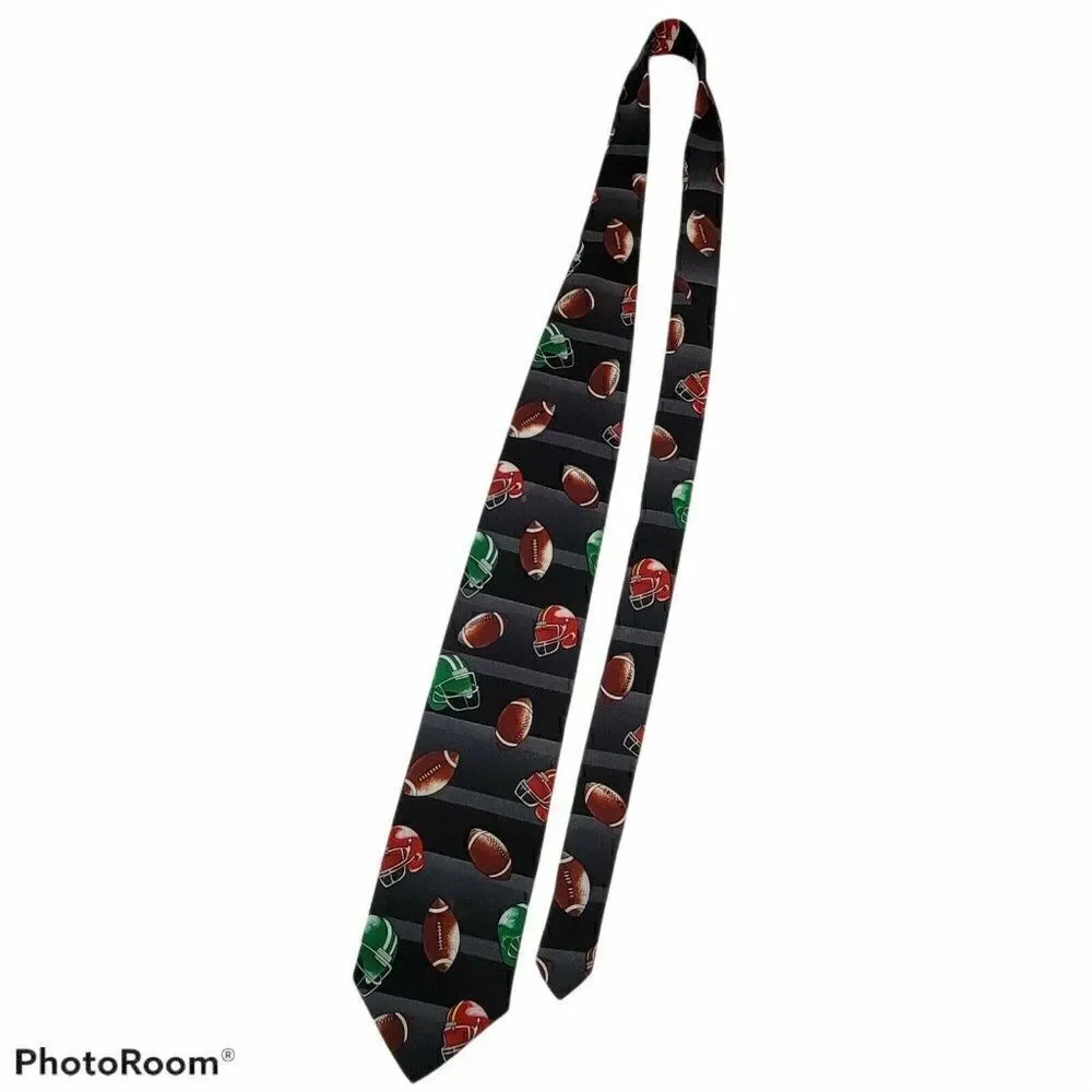 Keith Daniels Football Tie Mens Necktie Helmet 57